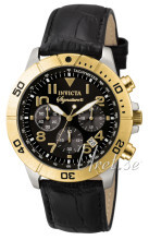 Invicta Signature II Sort/Lær Ø43.5 mm Invicta Signature II Sort/Lær Ø43.5 mm