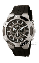 Invicta Signature Sort/Gummi Ø52 mm Invicta Signature Sort/Gummi Ø52 mm