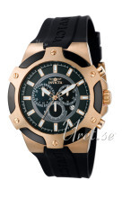 Invicta Signature Sort/Gummi Ø52 mm Invicta Signature Sort/Gummi Ø52 mm
