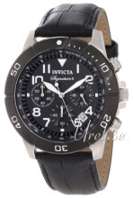Invicta Signature II Sort/Lær Ø43.5 mm Invicta Signature II Sort/Lær Ø43.5 mm