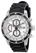 Invicta Signature II Sølvfarget/Gummi Ø45 mm Invicta Signature II Sølvfarget/Gummi Ø45 mm