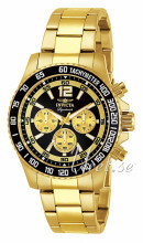 Invicta Signature II Sort/Gulltonet stål Ø45 mm Invicta Signature II Sort/Gulltonet stål Ø45 mm