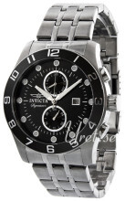Invicta Signature Sort/Stål Ø45 mm Invicta Signature Sort/Stål Ø45 mm