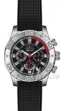Invicta Signature Sort/Gummi Ø45 mm Invicta Signature Sort/Gummi Ø45 mm