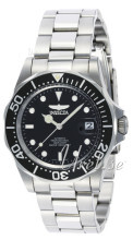 Invicta Pro Diver Sort/Stål Ø40 mm Invicta Pro Diver Sort/Stål Ø40 mm