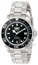 Invicta Pro Diver Sort/Stål Ø40 mm Invicta Pro Diver Sort/Stål Ø40 mm