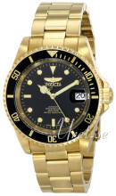 Invicta Pro Diver Sort/Gulltonet stål Ø40 mm Invicta Pro Diver Sort/Gulltonet stål Ø40 mm