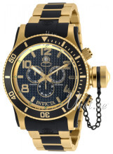 Invicta Russian Diver Sort/Gulltonet stål Ø52 mm Invicta Russian Diver Sort/Gulltonet stål Ø52 mm