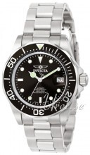 Invicta Pro Diver Mako Sort/Stål Ø40 mm Invicta Pro Diver Mako Sort/Stål Ø40 mm