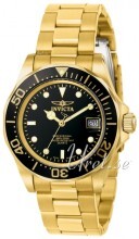 Invicta Pro Diver Sort/Gulltonet stål Ø43 mm Invicta Pro Diver Sort/Gulltonet stål Ø43 mm