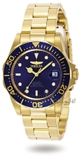 Invicta Pro Diver Blå/Gulltonet stål Ø43 mm Invicta Pro Diver Blå/Gulltonet stål Ø43 mm