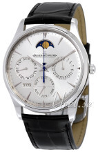 Jaeger LeCoultre Master Ultra Thin Perpetual Stainless Steel Søl Jaeger LeCoultre Master Ultra Thin Perpetual Stainless Steel Søl