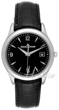 Jaeger LeCoultre Master Control Date Stainless Steel Sort/Lær Ø3 Jaeger LeCoultre Master Control Date Stainless Steel Sort/Lær Ø3