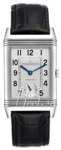 Jaeger LeCoultre Grande Reverso Night & Day Stainless Steel Sølv Jaeger LeCoultre Grande Reverso Night & Day Stainless Steel Sølv