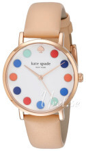 Kate Spade Metro Hvit/Lær Ø34 mm Kate Spade Metro Hvit/Lær Ø34 mm