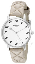Kate Spade Metro Sølvfarget/Lær Ø34 mm Kate Spade Metro Sølvfarget/Lær Ø34 mm