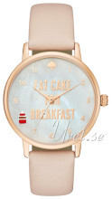 Kate Spade Metro Hvit/Lær Ø34 mm Kate Spade Metro Hvit/Lær Ø34 mm