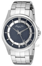 Kenneth Cole Mens Steel Blå/Stål Ø40 mm Kenneth Cole Mens Steel Blå/Stål Ø40 mm