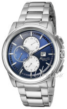 Kenneth Cole Mens Steel Blå/Stål Ø40 mm Kenneth Cole Mens Steel Blå/Stål Ø40 mm