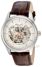 Kenneth Cole Mens Leather Sølvfarget/Lær Ø44 mm Kenneth Cole Mens Leather Sølvfarget/Lær Ø44 mm