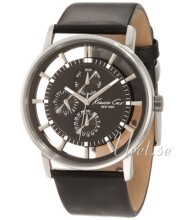 Kenneth Cole Mens Leather Grå/Lær Ø44 mm Kenneth Cole Mens Leather Grå/Lær Ø44 mm