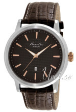 Kenneth Cole Mens Leather Brun/Lær Ø46 mm Kenneth Cole Mens Leather Brun/Lær Ø46 mm