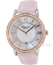 Kenneth Cole Ladies Gold Tone Hvit/Lær Ø36 mm Kenneth Cole Ladies Gold Tone Hvit/Lær Ø36 mm