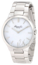 Kenneth Cole Ladies Steel Hvit/Stål Ø37 mm Kenneth Cole Ladies Steel Hvit/Stål Ø37 mm