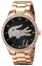 Lacoste Victoria Sort/Rose-gulltonet stål Ø40 mm Lacoste Victoria Sort/Rose-gulltonet stål Ø40 mm