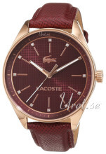 Lacoste Philadelphia Rød/Lær Ø38 mm Lacoste Philadelphia Rød/Lær Ø38 mm