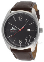 Lacoste Sort/Lær Ø44 mm Lacoste Sort/Lær Ø44 mm
