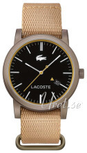 Lacoste Sort/Lær Ø42 mm Lacoste Sort/Lær Ø42 mm