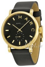 Marc by Marc Jacobs Baker Sort/Lær Ø37 mm Marc by Marc Jacobs Baker Sort/Lær Ø37 mm