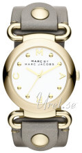 Marc by Marc Jacobs Dress Hvit/Lær Ø36 mm Marc by Marc Jacobs Dress Hvit/Lær Ø36 mm