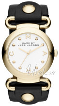 Marc by Marc Jacobs Molly Hvit/Lær Ø36 mm Marc by Marc Jacobs Molly Hvit/Lær Ø36 mm