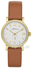 Marc by Marc Jacobs Baker Hvit/Lær Ø28 mm Marc by Marc Jacobs Baker Hvit/Lær Ø28 mm