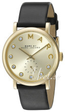 Marc by Marc Jacobs Baker Gulltonet/Lær Ø36 mm Marc by Marc Jacobs Baker Gulltonet/Lær Ø36 mm