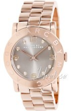 Marc by Marc Jacobs Amy Brun/Rose-gulltonet stål Ø36.5 mm Marc by Marc Jacobs Amy Brun/Rose-gulltonet stål Ø36.5 mm