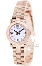 Marc by Marc Jacobs Amy Dinky Hvit/Rose-gulltonet stål Ø21 mm Marc by Marc Jacobs Amy Dinky Hvit/Rose-gulltonet stål Ø21 mm