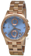 Marc by Marc Jacobs Henry Blå/Rose-gulltonet stål Ø36.5 mm Marc by Marc Jacobs Henry Blå/Rose-gulltonet stål Ø36.5 mm