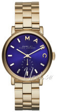 Marc by Marc Jacobs Baker Blå/Gulltonet stål Ø36 mm Marc by Marc Jacobs Baker Blå/Gulltonet stål Ø36 mm