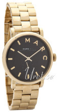 Marc by Marc Jacobs Baker Sort/Gulltonet stål Ø36 mm Marc by Marc Jacobs Baker Sort/Gulltonet stål Ø36 mm