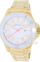 Marc by Marc Jacobs Hvit/Gulltonet stål Ø38 mm Marc by Marc Jacobs Hvit/Gulltonet stål Ø38 mm