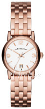 Marc by Marc Jacobs Dress Hvit/Rose-gulltonet stål Ø26 mm Marc by Marc Jacobs Dress Hvit/Rose-gulltonet stål Ø26 mm