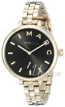 Marc by Marc Jacobs Dress Sort/Gulltonet stål Ø36 mm Marc by Marc Jacobs Dress Sort/Gulltonet stål Ø36 mm