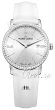 Maurice Lacroix Eliros Date Ladies Sølvfarget/Lær Ø30 mm Maurice Lacroix Eliros Date Ladies Sølvfarget/Lær Ø30 mm