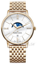 Maurice Lacroix Eliros Moonphase Hvit/Gulltonet stål Ø40 mm Maurice Lacroix Eliros Moonphase Hvit/Gulltonet stål Ø40 mm