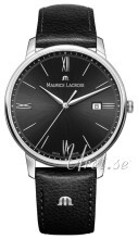 Maurice Lacroix Eliros Date Sort/Lær Ø40 mm Maurice Lacroix Eliros Date Sort/Lær Ø40 mm