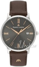 Maurice Lacroix Eliros Date Grå/Lær Ø40 mm Maurice Lacroix Eliros Date Grå/Lær Ø40 mm