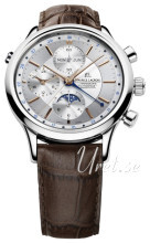 Maurice Lacroix Les Classiques Sølvfarget/Lær Ø41 mm Maurice Lacroix Les Classiques Sølvfarget/Lær Ø41 mm